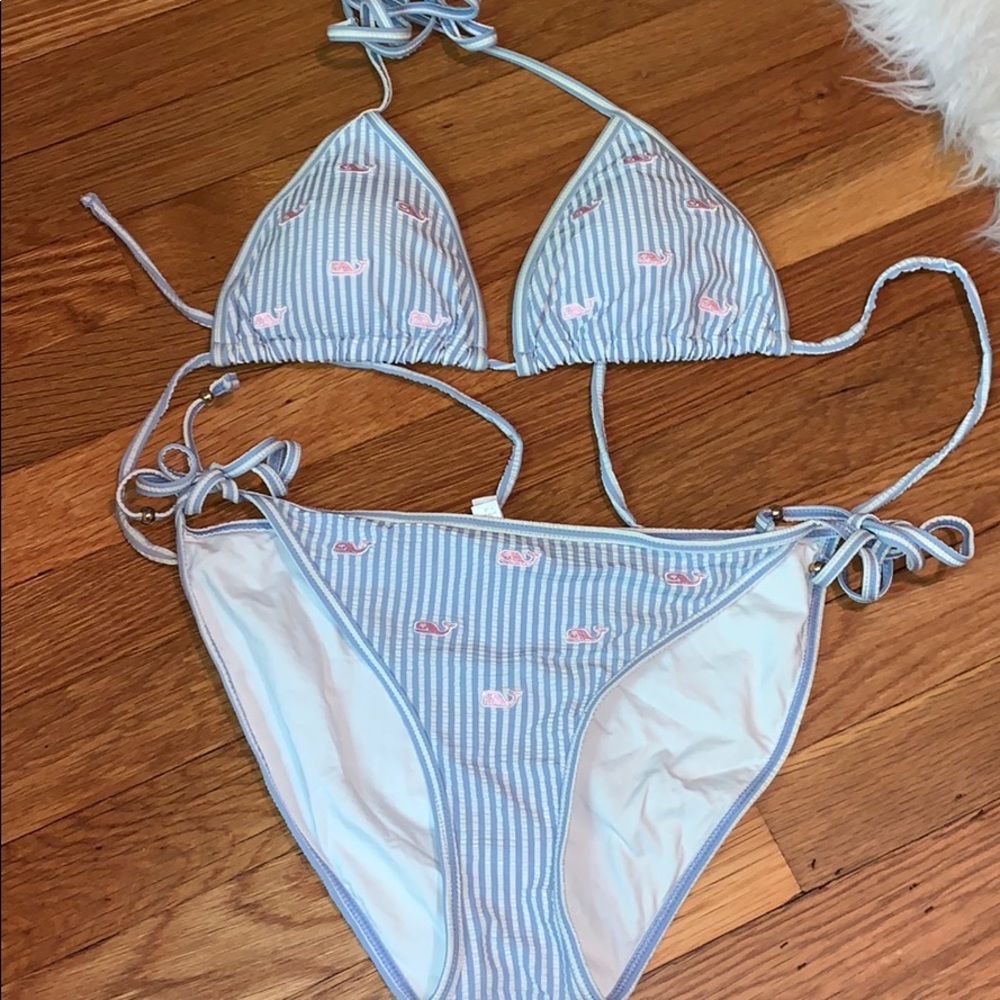Rare vineyard vines seersucker bikini